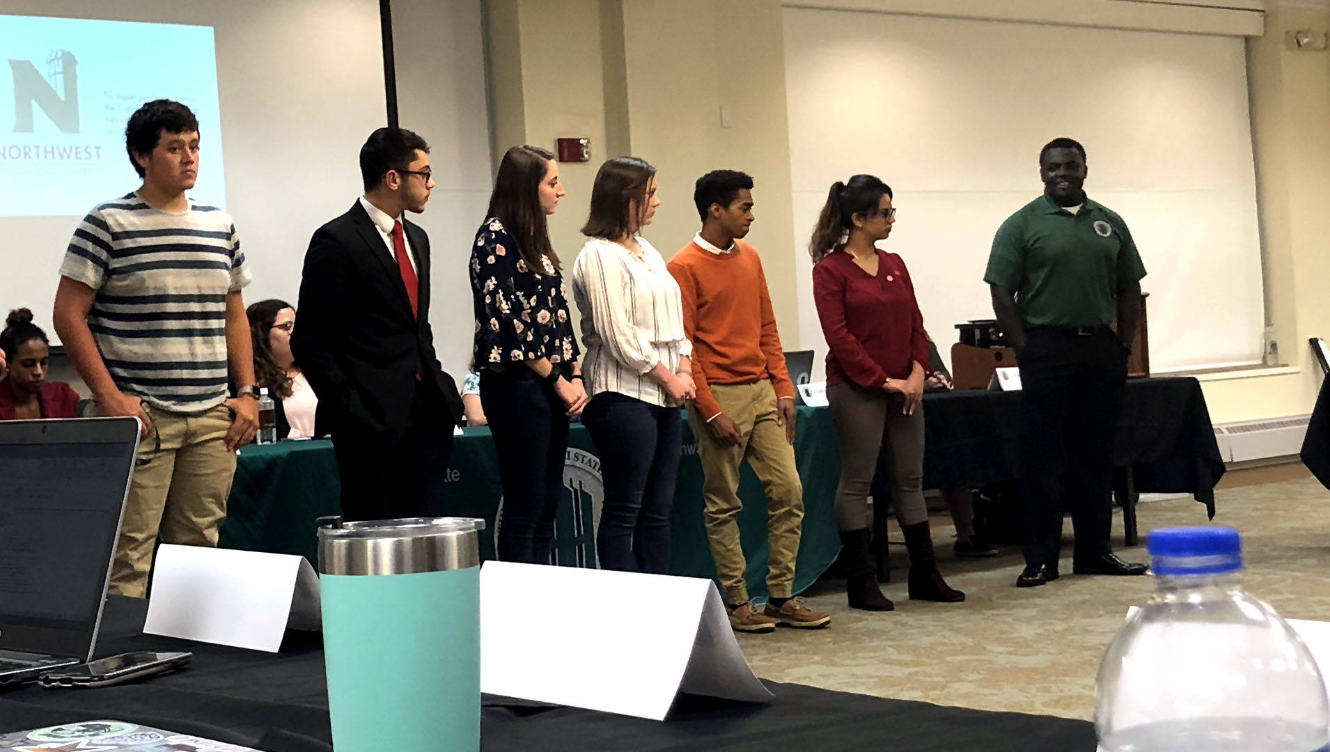 Student Senate members inducted